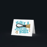 Maak een Blijde Geluid Handbel Luidende Speelers Kaart<br><div class="desc">Laat je liefde voor het spelen in het handbelkoor zien met deze aanpasbare wenskaarten. Maak je eigen gepersonaliseerde kerstkaarten of kaarten voor elke gelegenheid. De voorkant van de kaart heeft een illustratie van een handbel met de boodschap MAak EEN BLIJ GELUID in vette turkooizen letters. De boodschap binnenin in bijpassende...</div>