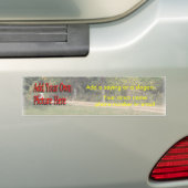 Maak een bumpersticker #1 (Op auto)