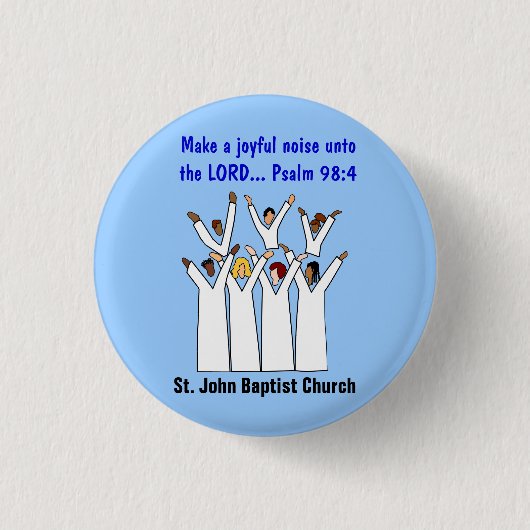 Maak een Christelijke Button met vrolijk geluid (Voorkant)
