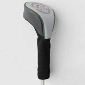 maak een cool monogram voor een golfspeler golfheadcover (Schuin)