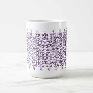 Maak een coole trendy aangepaste geheime boodschap koffiemok