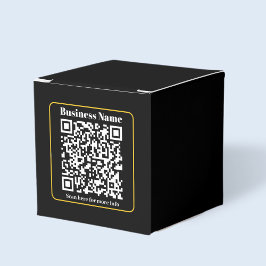 Maak een direct scanbare bedrijfs QR-code Bedankdoosjes