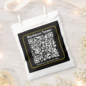 Maak een direct scanbare bedrijfs QR-code Bedankzakje (Geknipt)