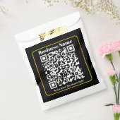 Maak een direct scanbare bedrijfs QR-code Bedankzakje (Gezegeld)