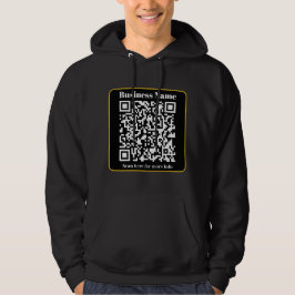 Maak een direct scanbare bedrijfs QR-code Hoodie