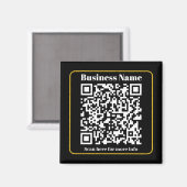 Maak een direct scanbare bedrijfs QR-code Magneet (Voorkant / Achterkant)