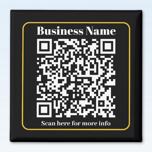 Maak een direct scanbare bedrijfs QR-code Magneet
