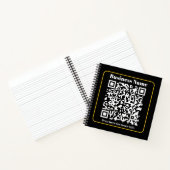 Maak een direct scanbare bedrijfs QR-code Notitieboek (Binnen)
