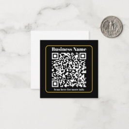 Maak een direct scanbare bedrijfs QR-code Notitiekaartje