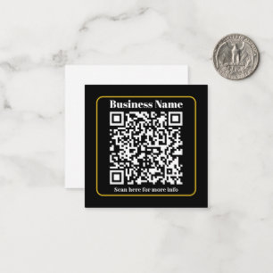 Maak een direct scanbare bedrijfs QR-code Notitiekaartje