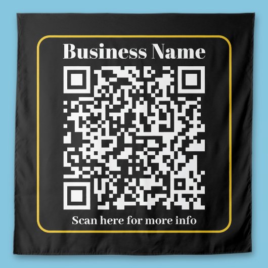 Maak een direct scanbare bedrijfs QR-code Wandkleed
