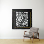 Maak een direct scanbare bedrijfs QR-code Wandkleed (In situ)