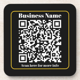 Maak een direct scanbare zakelijke QR-code Bier Onderzetter