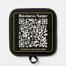 Maak een direct scanbare zakelijke QR-code Pannenlap