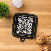 Maak een direct scanbare zakelijke QR-code Pannenlap (Top down)