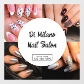 Maak een eenvoudige kleurrijke nagelsalon-promotie raamsticker (Vel)