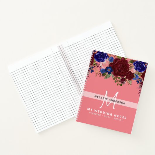 Maak een eigen bruiloft Planner Journal Keepslag F Notitieboek (Binnen)