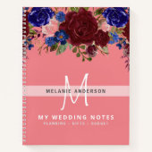 Maak een eigen bruiloft Planner Journal Keepslag F Notitieboek (Voorkant)