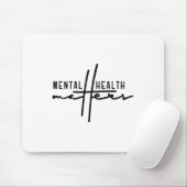 Maak een einde aan het stigma mentale problemen muismat (Met muis)