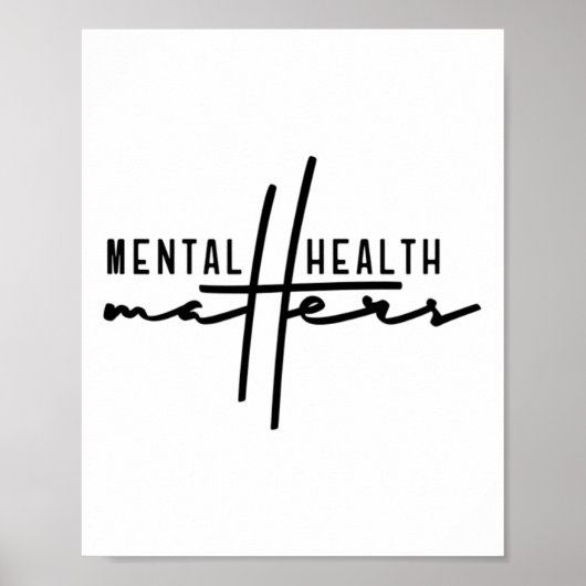 Maak een einde aan het stigma mentale problemen poster (Voorkant)