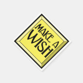 Maak een fijne geelgekleurde gekleurde gekleurde g servet (Hoek)