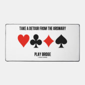 Maak een foto van de gewone Play Bridge Bureaumat (Voorkant)