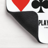 Maak een foto van de gewone Play Bridge Muismat (Hoek)