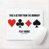 Maak een foto van de gewone Play Bridge Muismat (Met muis)