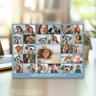 Maak een funky fotocollage met 27 foto's briefkaart