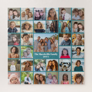 Maak een funky fotocollage met 33 foto's legpuzzel