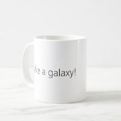 Maak een galaxy! koffiemok (Voorkant links)