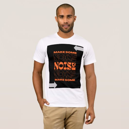 Maak een geluid grafisch ontwerp t-shirt (Voorkant volledig)