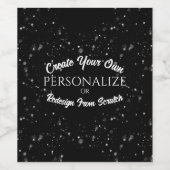 Maak een gepersonaliseerd product wijn etiket (Enkel label)