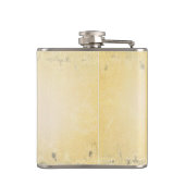 Maak een gepersonaliseerd Western Gezocht Poster Heupfles (Achterkant)