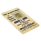 Maak een Gezocht Poster Funny Fridge Magnet Magneet (Rechterzijde)