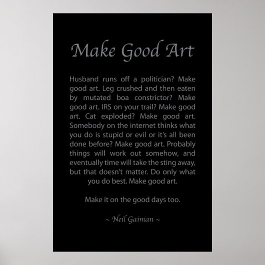 Maak een goed Poster (Voorkant)