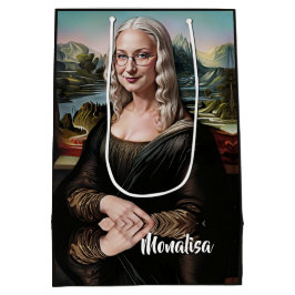 Maak een grappig gezicht medium cadeauzakje