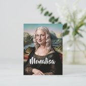 Maak een grappig gezicht op maat briefkaart (Staand voorkant)