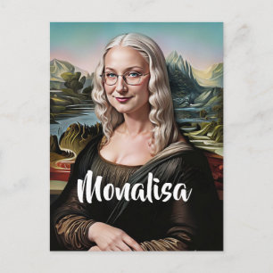 Maak een grappig gezicht op maat briefkaart