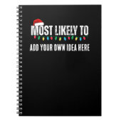 Maak een grappige 'Waarschijnlijk meest...' citaat Notitieboek (Voorkant)