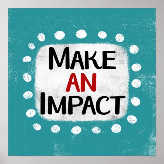 Maak een Impact Poster Wall Art (Voorkant)