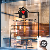 Maak een indruk met Real Estate Window Decals (Cafe Raam)