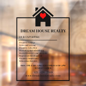 Maak een indruk met Real Estate Window Decals (Vel 2)