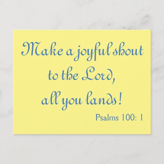 Maak een Inspirerend vreugde Briefkaart (Voorkant)