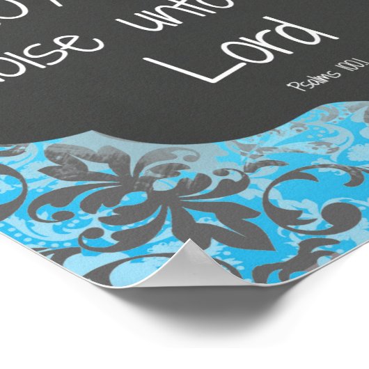 Maak een Joyful Noise Bijbelprijsopgave Poster (Hoek)