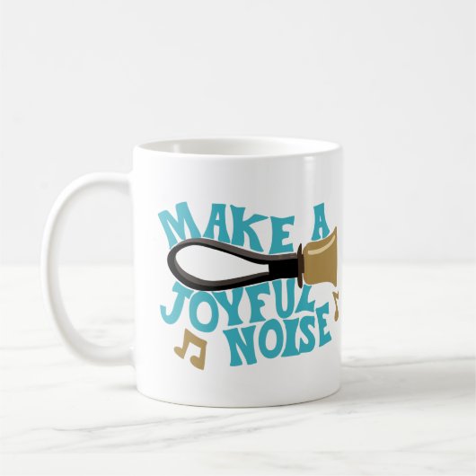 Maak een Joyful Noise Handbell Spelaars Koffiemok (Links)