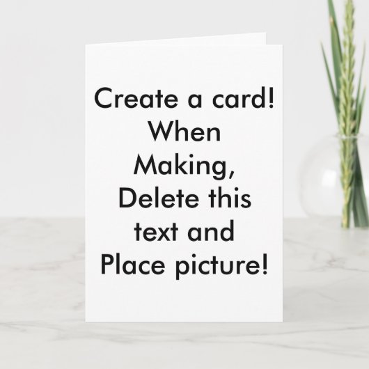 Maak een kaart! kaart (Voorkant)