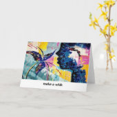 Maak een Kaart van de Kunst van de Wens door (Gele Bloem)