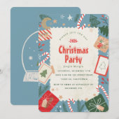 Maak een Kerstfeest Uitnodiging (Voorkant / Achterkant)