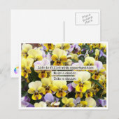 Maak een keuze briefkaart (Voorkant / Achterkant)